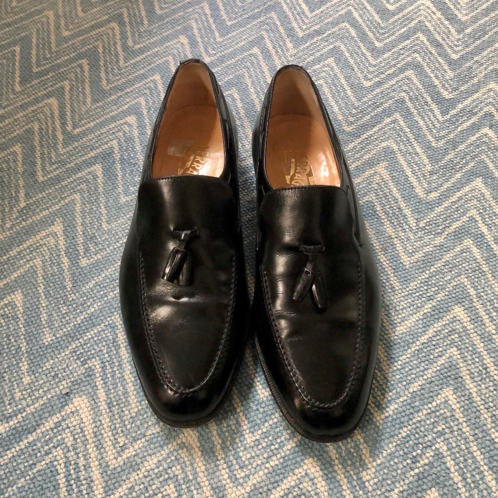 Black Salvatore Ferragamo loafers Size 7-1/2